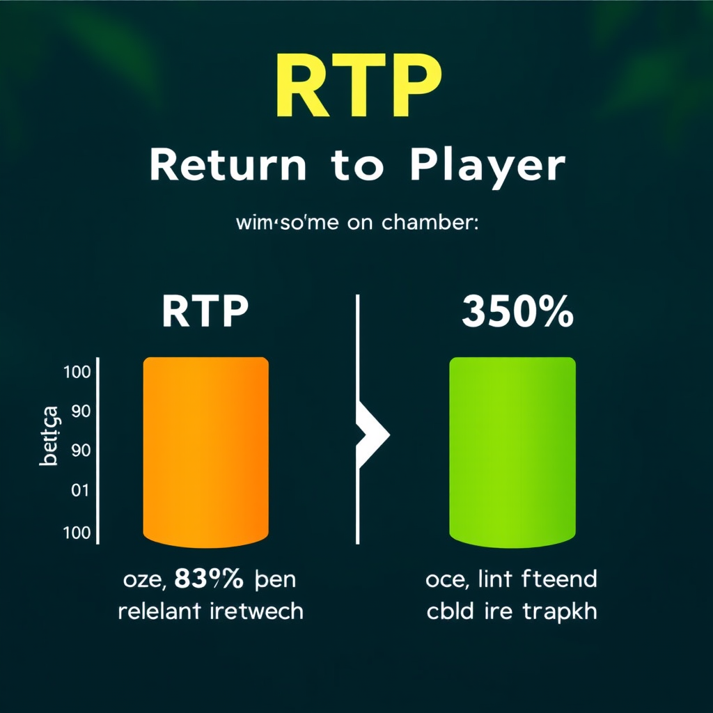 Gráfico explicativo del RTP (Return to Player) mostrando porcentajes y cómo afecta a las ganancias a largo plazo